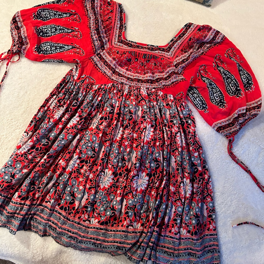 Free people square neck dress
